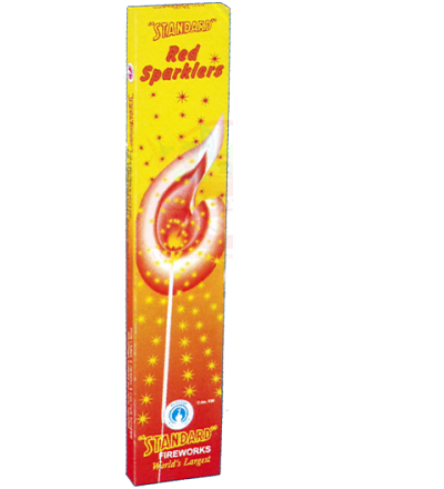 12 CM Red Sparklers